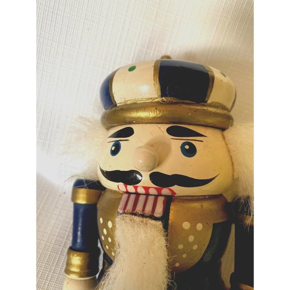 Vintage wooden Nutcracker Christmas Decor figurine Soldier 6" - Picture 2 of 7